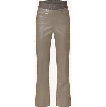 Dámské kalhoty Cambio Dámské Kalhoty Felice V Koženém Vzhledu, šedá, 46