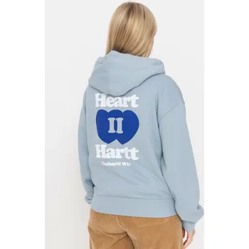 Dámská mikina Carhartt WIP Heart II Hartt ZHD (blue fog) XS, modrá