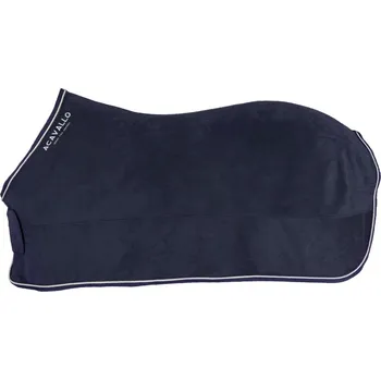 Deka pro koně Stájová fleece deka ACAVALLO navy/šedá 165 cm