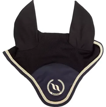 Koňská maska proti hmyzu Back on Track čabraka pro koně kolekce Nights Olivová PONY