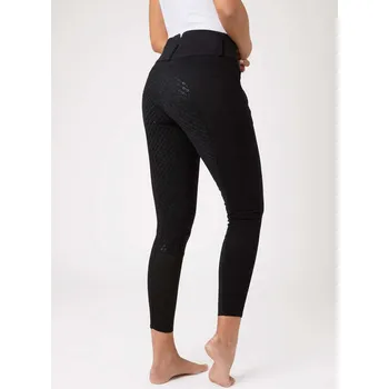 Jezdecké kalhoty Dámské jezdecké rajtky HORZE Daniela Silicone FS černá 38