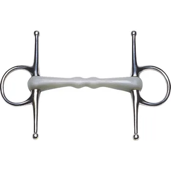 Jezdectví Udidlo FEELING Flexi nelomené roubíkové udítko s jabl.příchutí 12,5 cm