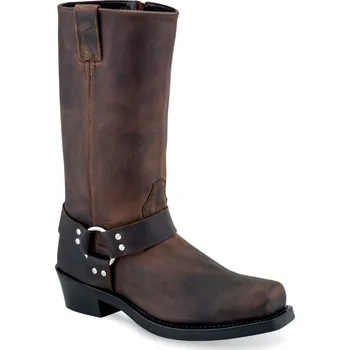 Jezdecká obuv Pánské westernové boty OLD WEST MB20 Hnědá 44