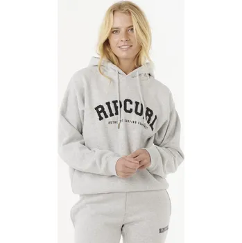 Dámská mikina Mikina Rip Curl VARSITY HOODIE Grey Marle/Black velikost XS