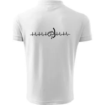 Pánská košile Potápěč EKG - Polokošile pánská Pique Polo 203 - 3XL ( Bílá )