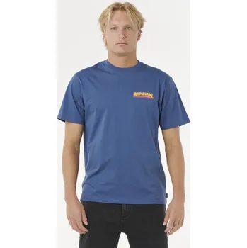 Pánské oblečení Tričko Rip Curl SURF TRIP TEE Light Navy velikost M