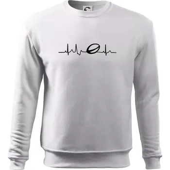 Pánská mikina Ekg rugby - Mikina Essential pánská - S ( Bílá )