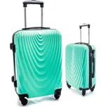 Zelená sada 2 skořepinových kufrů "Motion" - vel. M + XL