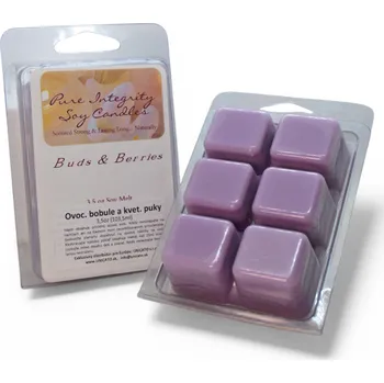 vonný vosk Pure Integrity USA Vonný sójový vosk OVOCNÉ BOBULE A KVĚTINOVÉ POUPATA (BUDS & BERRIES) 3,5oz (103g)