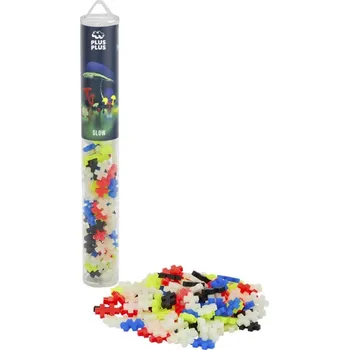 ostatní stavebnice STAVEBNICE Plus-Plus Svítící ve tmě 2D/3D set 100 dílků v tubě plast