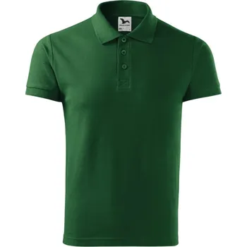 Cotton polokošile pánská S lahvově zelená