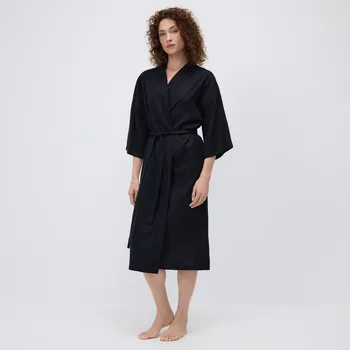 Reserved - LADIES` DRESSING GOWN - černý - 094EY-99X - 094EY-99X-X_S