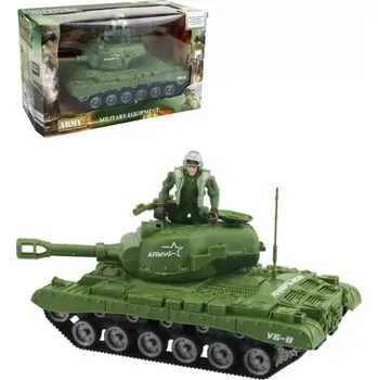 autíčko Tank obrněné vozidlo 26cm na setrvačník set s figurkou a doplňky