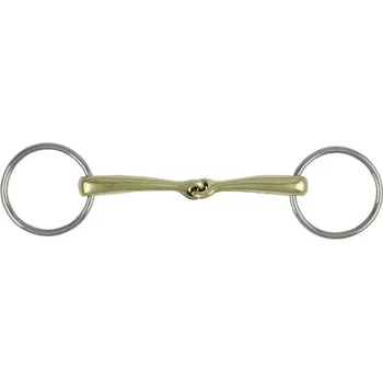 Udidlo pro koně Udidlo stihlo 1x lomené Metalab German Copper 14mm 12,5 cm