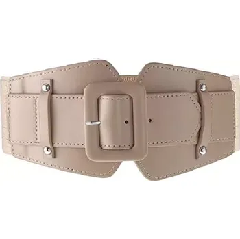 Opasek Dámský kožený široký korzetový pásek Farina Béžový