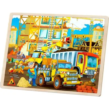 Hrací deka Dřevěné puzzle stavba MHBH1177 - SLEVA 3% s kodem radost25