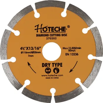 Řezný kotouč Diamantový řezný kotouč 110 mm, segmentový - HT570202