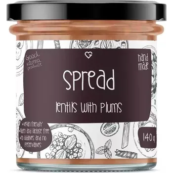 Rostlinná pomazánka GOODIE Pomazánka - Čočková se švestkami 140 g