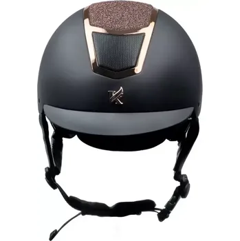 Jezdecká přilba Jezdecká přilba Karben Valentina Černá/rose gold 59-61 cm