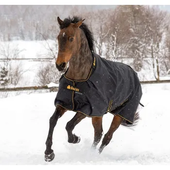 Deka pro koně Výběhová deka Bucas Irish Turnout 50g Černá 165cm (7´0)
