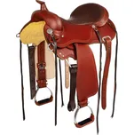 Westernové sedlo POOL'S Trail FULL QUARTER Hnědá 17"