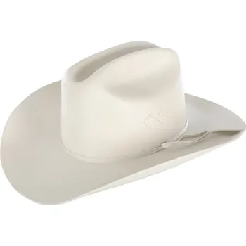 Jezdecké oblečení Westernový klobouk TOMBSTONE STIFF STRAW HAT WITH PLUME ON TOP 59