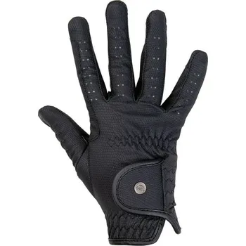 Jezdecké rukavice Jezdecké rukavice HKM Grip - Style Hnědá S