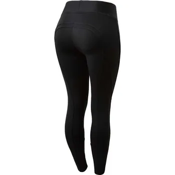 Jezdecké kalhoty Dámské rajtky HORZE Active Winter Kneegrip Černá 36