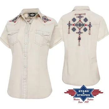 Dámská westernová košile BETTY XXXL