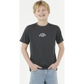 Dámské tričko Tričko Rip Curl TROPIC DAZE ART TEE -BOY Washed Black velikost 8