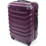 Fialový skořepinový cestovní kufr "Premium" - vel. XL