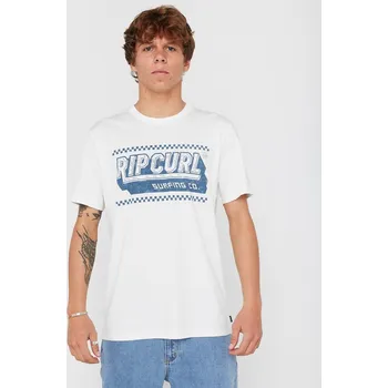 Pánské tričko Tričko Rip Curl SPORTLINE INVADER TEE Bone velikost L