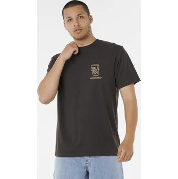 Pánské tričko Tričko Rip Curl SHAPER ADDRESS TEE Washed Black velikost XXL