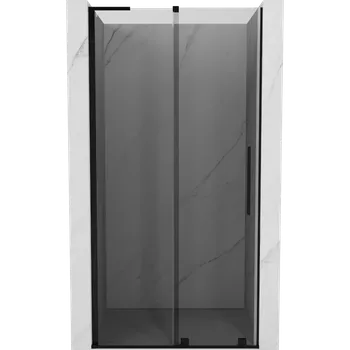 Sprchové dveře Mexen Velar L sprchové dveře posuvné 110 cm, grafit, černé - 871-110-003-41-70 Sprchové dveře