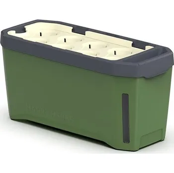 Truhlík Gusta Garden HARRY HERBS samozavlažovací truhlík bez víka, tmavě zelený