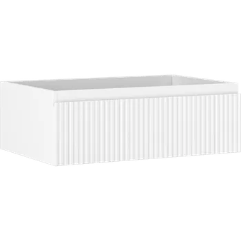 Koupelnový nábytek Mexen Rivel koupelnová skříňka pod umyvadlo 70 cm, 1 zásuvka, drážkovaná, bílá matná - 91A20-07023-1-BF01 Koupelnové skříňky