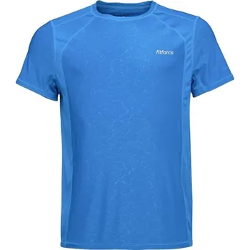 Pánské běžecké triko Fitforce ARRISTO M Modrá, Stříbrná