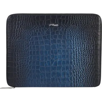 Aktovka na dokumenty S.T. DUPONT - ATELIER CONFERENCE PAD BLUE - Kožený obal na dokumenty A4