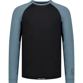 Pánské oblečení triko MONS ROYALE TARN MERINO LONG SLEEVE goblin blue / black Velikost: M