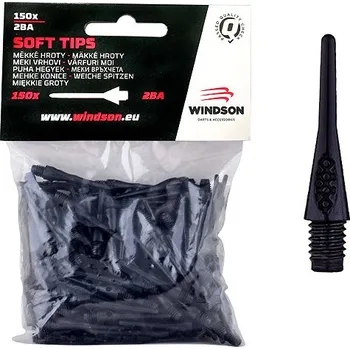 Windson Micro Plastové hroty 18 mm, 150 ks, černé
