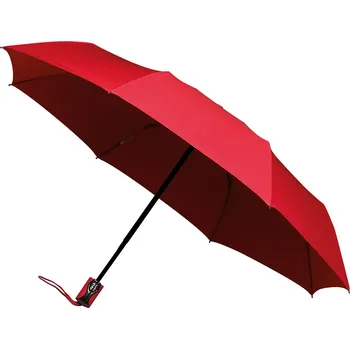 Deštník miniMAX® Dámský skládací deštník BOLOGNA červený
