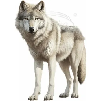 Textilní nažehlovací páska Dante Nažehlovačka Vlk - 14 x 20 cm