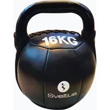 Kettlebell Sveltus Soft PU 16 kg black