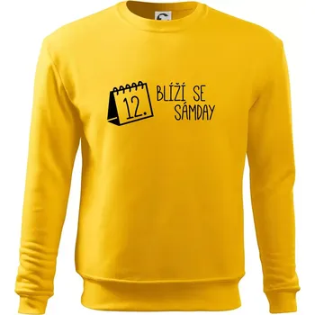 Pánská mikina Blíží se Sámday - Mikina Essential pánská - 2XL ( Žlutá )