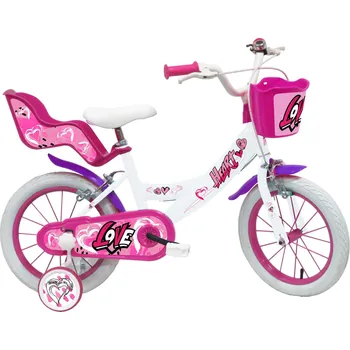 Dětské kolo F.LLI SCHIANO Dívčí kolo SCH Heart 14" BÍLÁ 2025