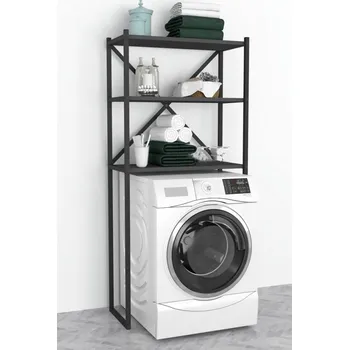 Knihovna Casarredo Regál na pračku SIARA antracit/černá