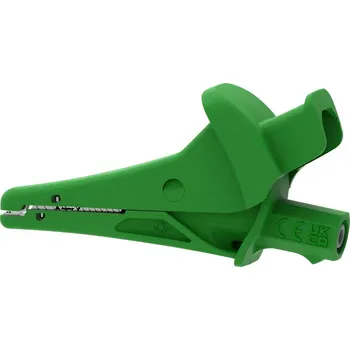 Krokosvorka Electro PJP 5104-IEC-CD1-V krokosvorka zelená Upínací rozsah max.: 25 mm Délka: 91 mm 1 ks
