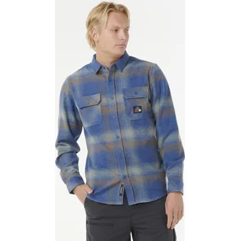 Pánská košile Košile Rip Curl SEARCH WOOL FLANNEL Light Navy velikost M