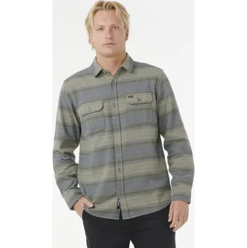 Pánská košile Košile Rip Curl LINE UP FLANNEL SHIRT Deep Cactus velikost L