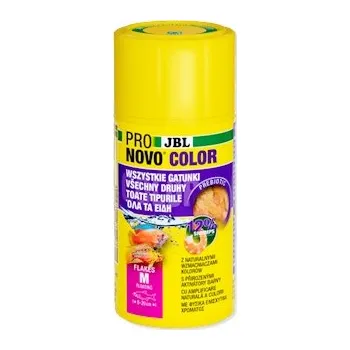 Krmivo pro rybičky JBL Krmivo ProNovo Color Flakes M, 100 ml